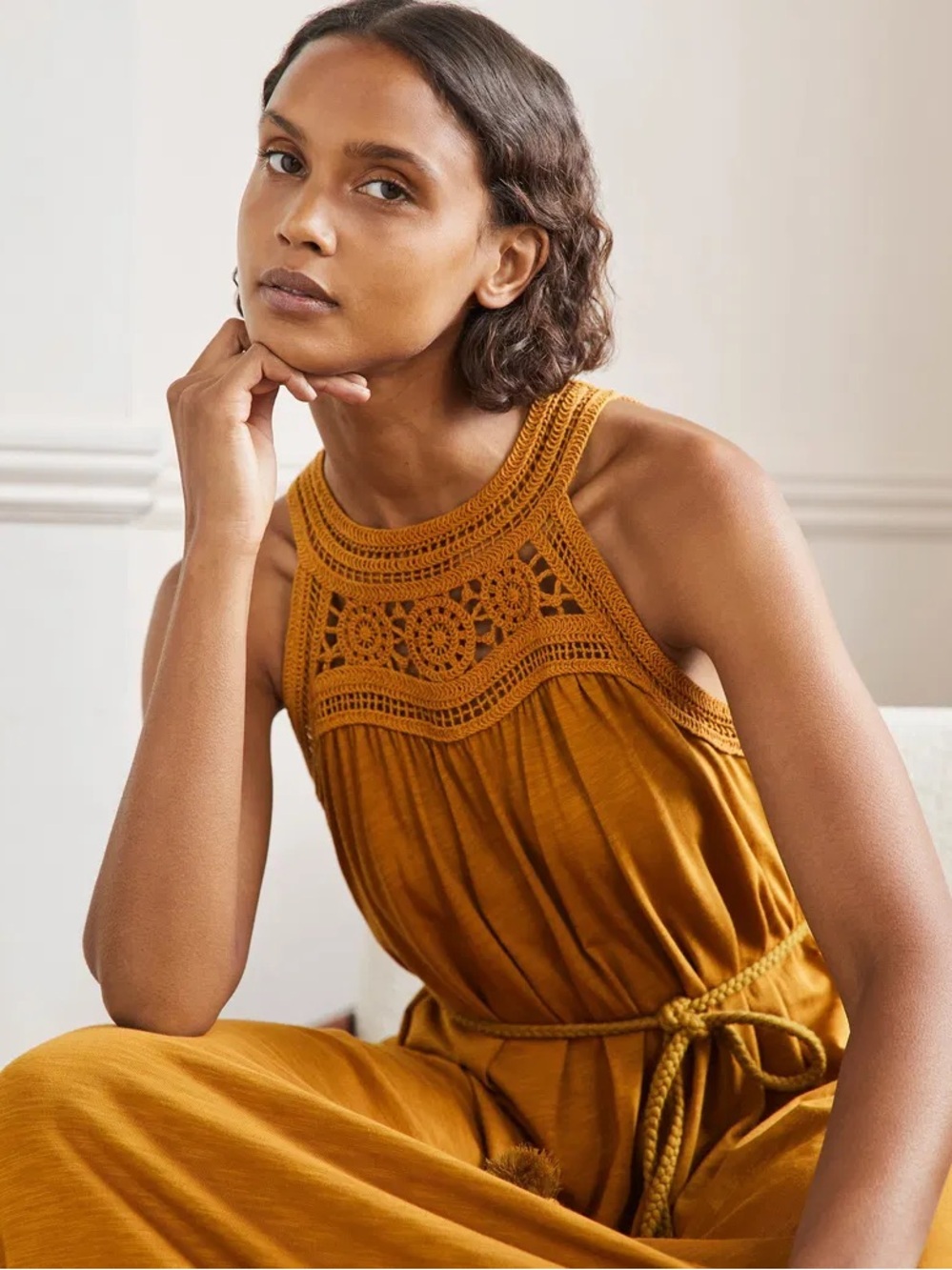 Boden Anais Jersey Midi Dress